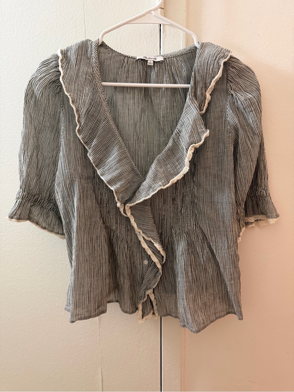 Madewell Blaire Top 100% Cotton L